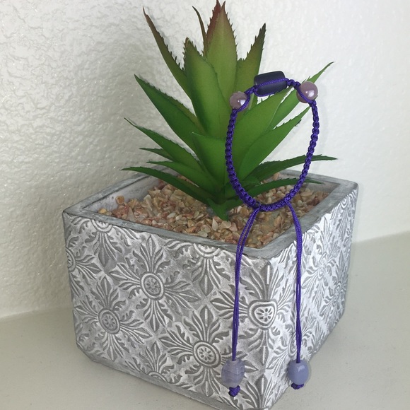 Handmade Chinese Knotting Bracelet W/ Glass Beads - Picture 6 of 8